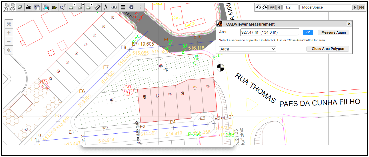 Misura i tuoi disegni online - CADViewer Online Demo